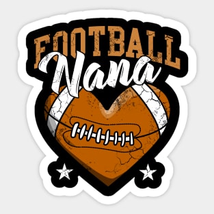 Football Nana Grandma Grandmother Sticker